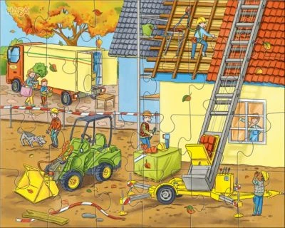 HABA 305469 Puzzles Auf Der Baustelle 2 HABA 305469 Puzzles Auf Der Baustelle – Bild 2