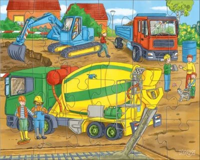 HABA 305469 Puzzles Auf Der Baustelle 4 HABA 305469 Puzzles Auf Der Baustelle – Bild 4