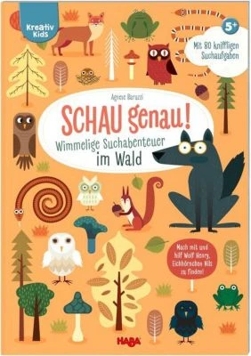 HABA 305184 Kreativ Kids – Schau Genau! Wimmelige Suchabenteuer Im Wald 1 HABA 305184 Kreativ Kids – Schau Genau! Wimmelige Suchabenteuer Im Wald