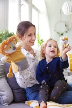 HABA 305756 Handpuppe Löwe Mit Baby -Haba 17535099 03