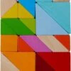 HABA 305777 Legespiel Bunter Tangram-Mix, 21-tlg.