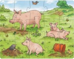 HABA 305884 Puzzles Bauernhoftierkinder - 12/15/18 Teile -Haba 18898606 03