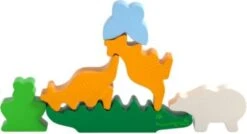 HABA 305907 Tier Auf Tier Mini, Stapelspiel -Haba 18898608 03