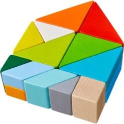 HABA 305778 3D-Legespiel Tangram-Würfel, 21-tlg. -Haba 18898648 04