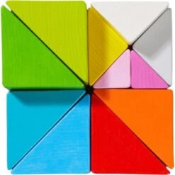 HABA 305778 3D-Legespiel Tangram-Würfel, 21-tlg. -Haba 18898648 05