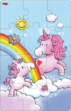 HABA 306164 Puzzles Einhorn Glitzerglück – Rosalie & Friends -Haba 19019674 03