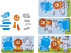 HABA 306087 Holzpuzzle Tierisch Wild