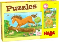 HABA 306160 Puzzles Pferde