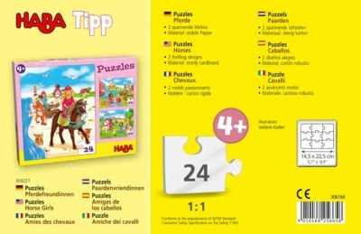 HABA 306160 Puzzles Pferde 4 HABA 306160 Puzzles Pferde – Bild 4