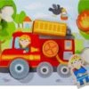 HABA 306291 Holzpuzzle Feuerwehrauto