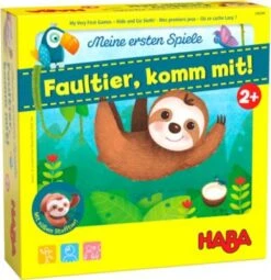 Haba 25 HABA 306599 Meine Ersten Spiele – Faultier, Komm Mit!