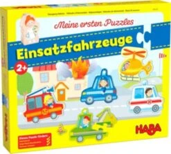 HABA 306525 Meine Ersten Puzzles – Einsatzfahrzeuge