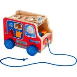 Haba Nachziehspielzeug Feuerwehrauto