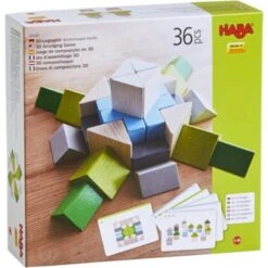 HABA 305461 3D-Legespiel Würfelmosaik Nordic 5 HABA 305461 3D-Legespiel Würfelmosaik Nordic -Haba 28974502 03