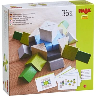 HABA 305461 3D-Legespiel Würfelmosaik Nordic 3 HABA 305461 3D-Legespiel Würfelmosaik Nordic – Bild 3