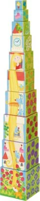 HABA 302030 Stapelwürfel Rapunzel