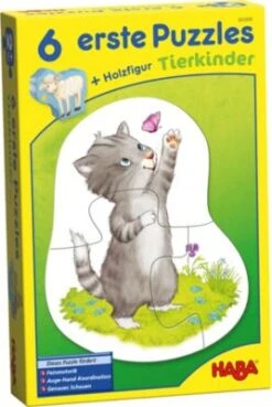 Haba 27 HABA 303309 6 Erste Puzzles - Tierkinder (Kinderpuzzle)