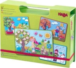 HABA 303386 Magnetspiel-Box Jahreszeiten