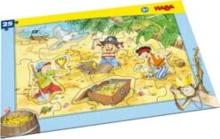 HABA 303707 Rahmenpuzzle 25 Teile - Piratengold
