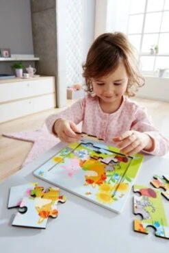 HABA 303767 Holzrahmen-Puzzle 9 Teile - Tierfreunde 5 HABA 303767 Holzrahmen-Puzzle 9 Teile - Tierfreunde -Haba 8616920 03