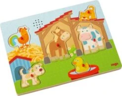 HABA 303179 Greifpuzzle Mit Geräuschen "Auf Dem Land" -Haba 8728029 03