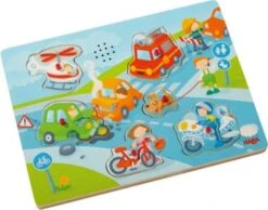 HABA 303180 Greifpuzzle Mit Geräuschen "In Der Stadt" -Haba 8728064 03